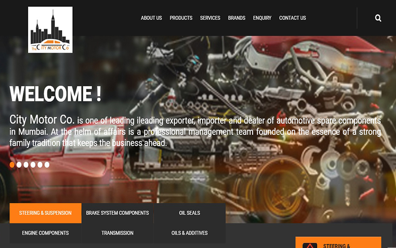 Website Designing for City Motors